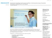 Website von Bildungszentrum Diakonissen Linz