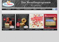 Website von Kurt Mann Bäckerei & Konditorei GmbH & Co KG