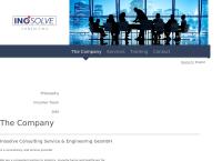 Website von Inosolve Consulting Service & Engineering GesmbH