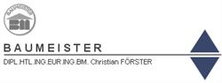 Dipl.-Htl-Ing. Christian Förster - Baumeister :planendes und Ausführendes Gewerbe