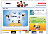 Website von Lyreco CE, SE