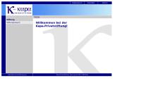Website von KAPA Privatstiftung