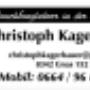 Rauchfangkehrer Christoph Kagerbauer