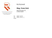 Mag. Franz Eckl