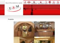 Website von E & M Bau- und Personalservices GmbH