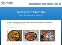 Website von Dalmato Fischrestaurant OG
