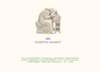 Website von scripta manent e. U.