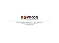 Website von NOVACON Informationsmanagement GmbH