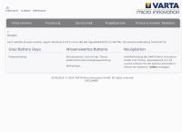 Website von VARTA Micro Innovation GmbH