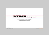 Website von Tieber Technology GmbH
