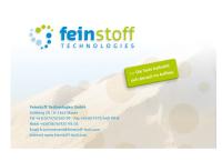 Feinstoff Technologies GmbH