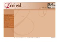 Website von Bäckerei & Cafe Hofabäck