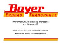 Bayer Josef GesnbR Transporte-Erdbewegungen