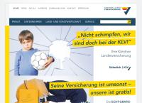 Website von Kärntner Landesversicherung