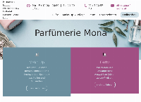 Website von Parfümerie Mona