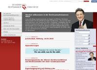 Website von Rechtsanwaltskammer Wien