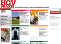 Website von HGV PRAXIS Manstein Zeitschriftenverlag GmbH - Redaktion u Anzeigen