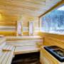 Outdoor Zirbensauna mit Infrarot