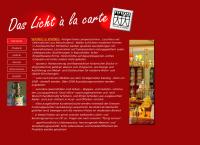 Website von Das Licht a La Carte - Die Hautschirmmacherei