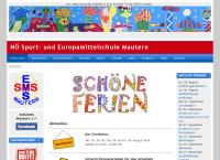 Website von Europa- & Sporthauptschule