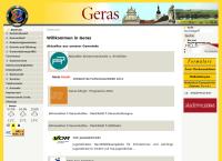 Website von Stadtgemeindeamt Geras