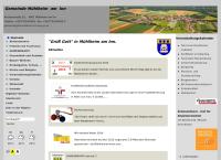 Website von Gemeindeamt Mühlheim am Inn