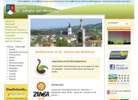 Website von Gemeindeamt St Johann am Wimberg
