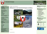 Website von Gemeindeamt Strengen