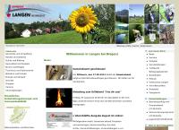 Website von GEMEINDEHAUS, Langen