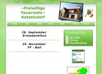 Website von Freiwillige Feuerwehr Katzelsdorf