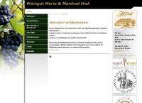 Website von Hick Maria