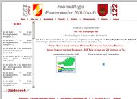 Website von Freiwillige Feuerwehr Nikitsch