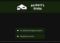 Website von Gasthaus & Frühstückspension Herbert's Stubn