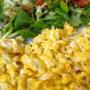 Frühstück: Eierspeise mit Speck