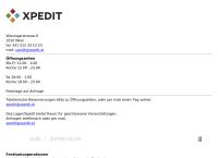 Website von Xpedit Lager (Expedit Bar)