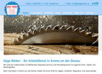 Website von Sägeweber
