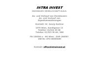 Website von Intra Invest-Immobilien GesmbH
