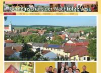 Website von Gemeinschaft d Nachfolge Jesu