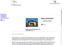 Website von Pension Achrainer
