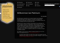 Website von Platinium Print & Art GmbH