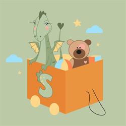 Spielzeugschachtel
