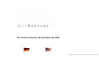 Website von NetVenture Europe & Co KG