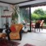 Apt BELLEVUE Wohnzimmer mit Blick in den Garten Apt BELLEVUE Wohnzimmer mit Blick in den Garten