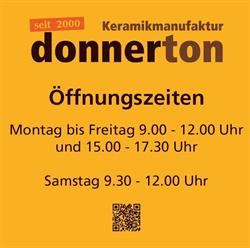 Donnerton Keramik- Manufaktur Johanna Wibmer