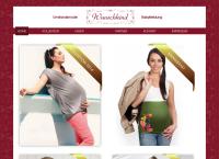 Website von Wunschkind - Umstandsmode