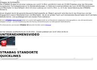 Website von STRABAG AG Verkehrswegebau