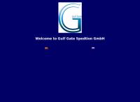 Website von Gulf Gate Spedition GmbH