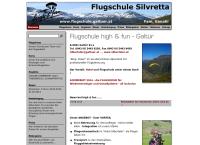 Website von Flugschule-Silvretta