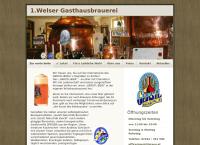 Website von Braugasthaus Gerstl Bräu - Bauunternehmung Rudolf Gerstl KG