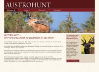 Website von Austrohunt - Edith Leibl GesmbH